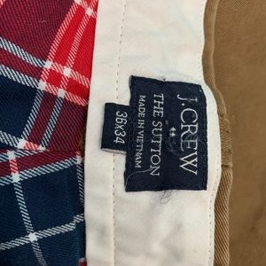 j crew factory flannel lined pants